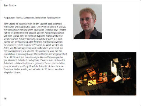 Audioinstallation Galerie Die Ecke Katalog Seite 16